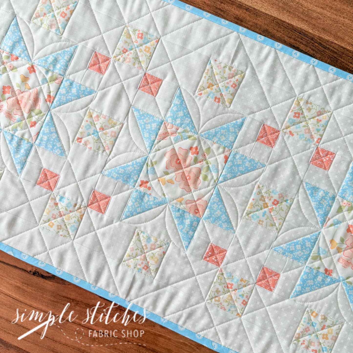 Serenity Runner Kit - Dainty Meadow Peach Backing