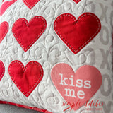 Kiss Me Pillow - made by Myra