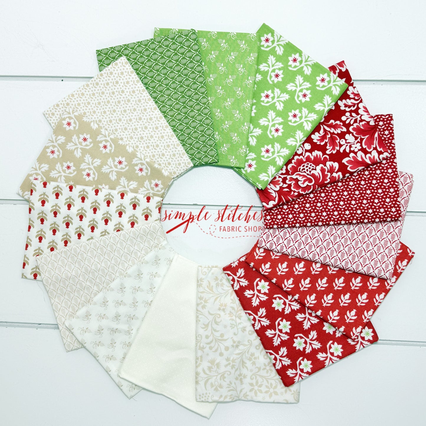 Buon Natale Simple Bundle (15) Fat Quarter Bundle
