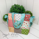 Box Bottom & Bows Tote - made by Janette
