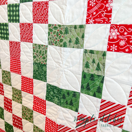Scrappy Trip Wall Hanging/ Topper - made by Molly