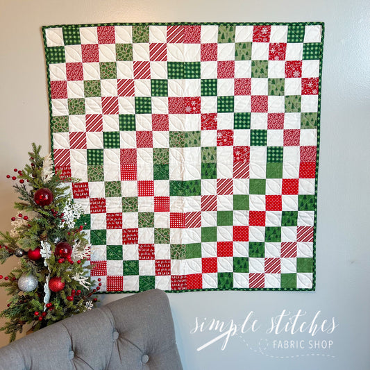 Scrappy Trip Wall Hanging/ Topper - made by Molly