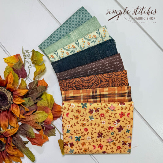Acorn Hollow Simple Bundle (8) Fat Quarter Bundle
