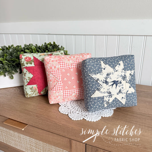 Folded Star Pincushion Pattern