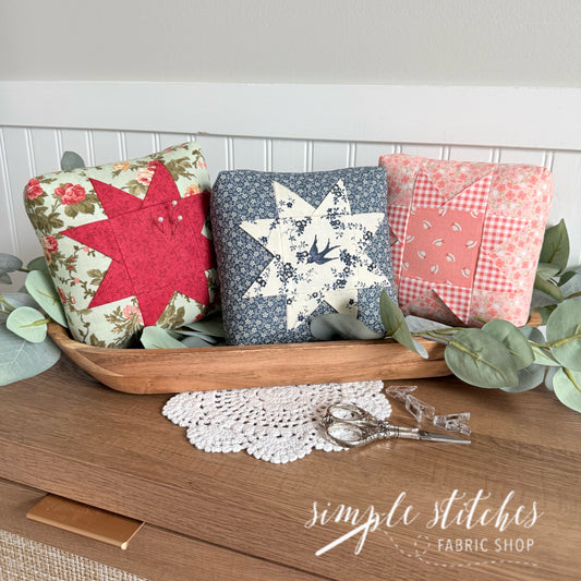 Folded Star Pincushion Pattern