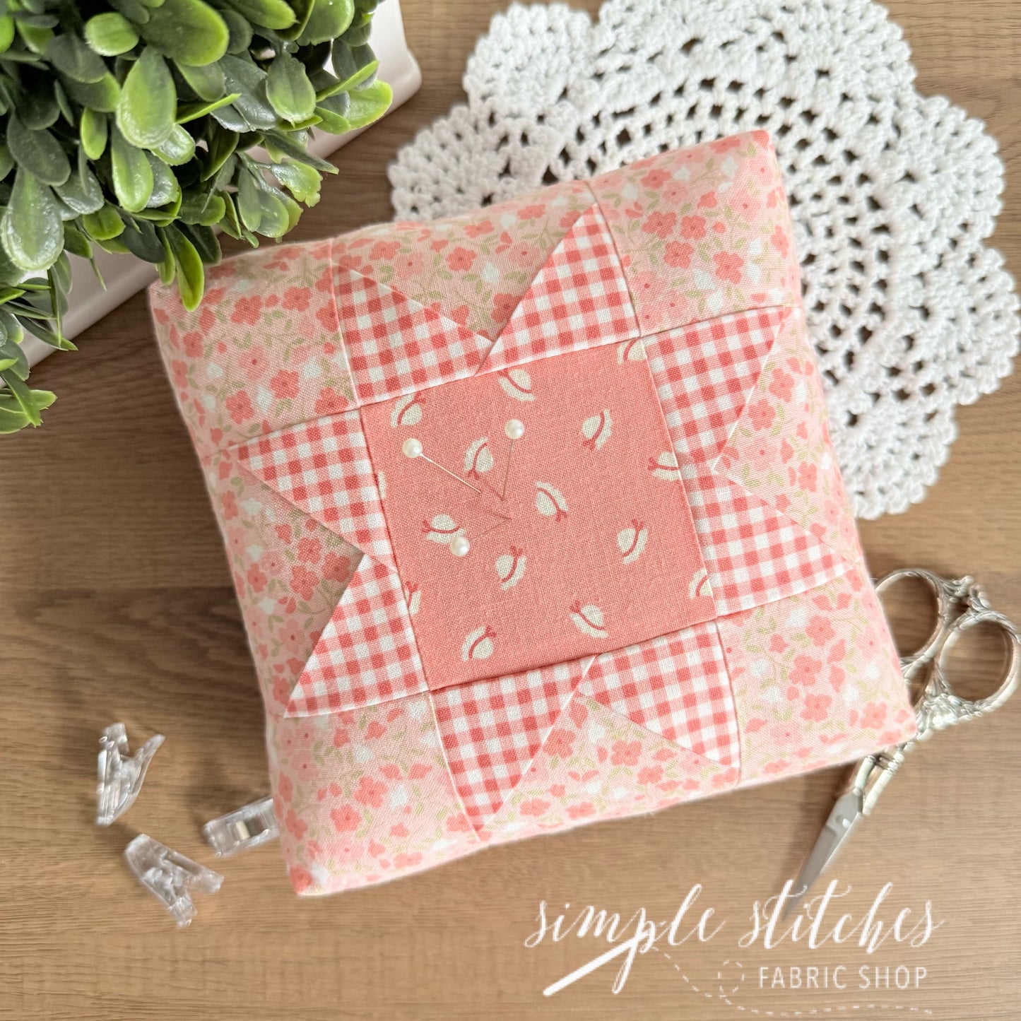 Folded Star Pincushion Pattern