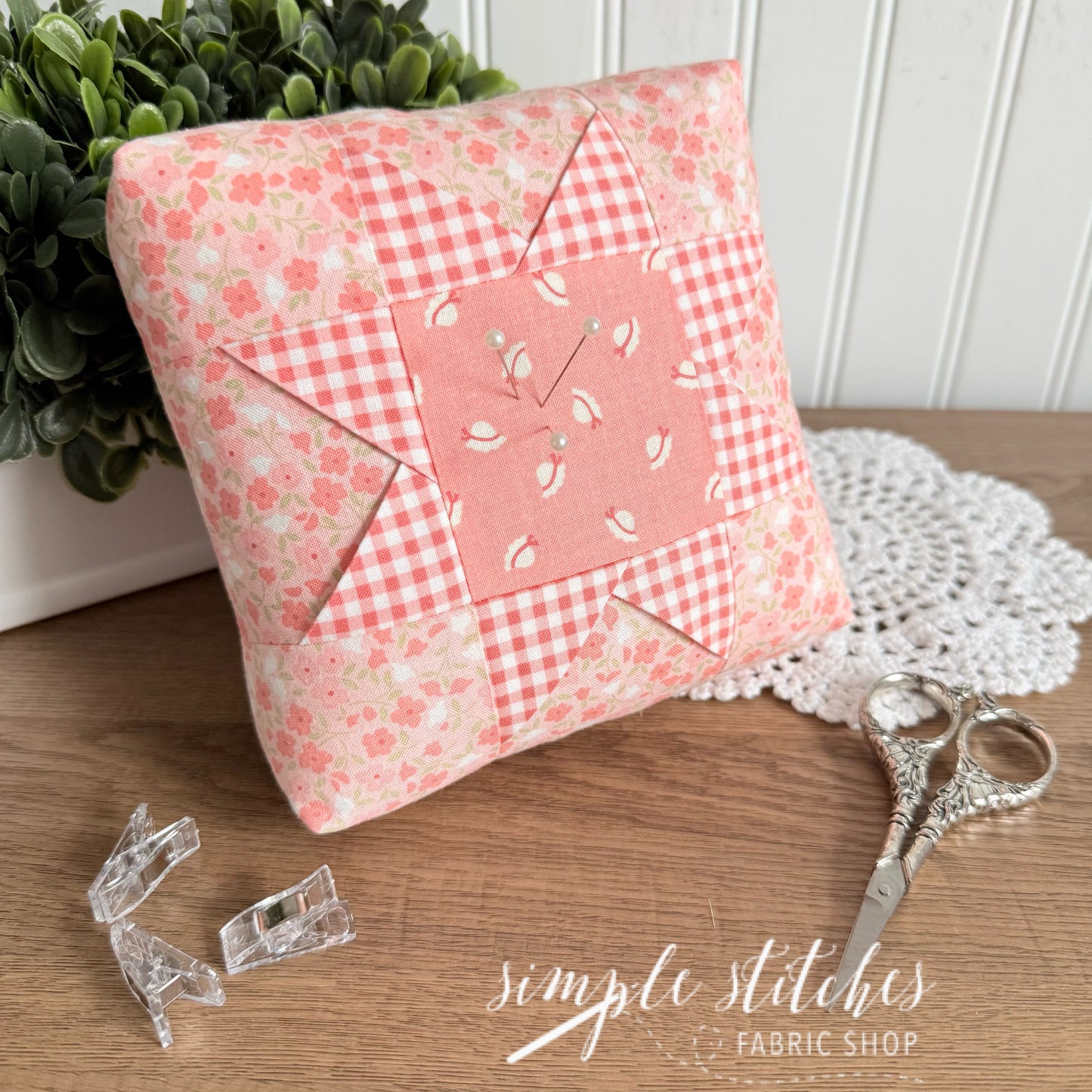 Folded Star Pincushion Pattern