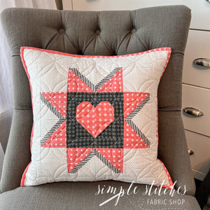 Valentine Love Pillow - made by Myra