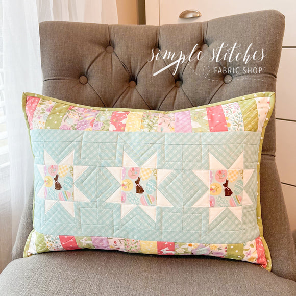Simply Starry Pillow Kit - Floral Backing