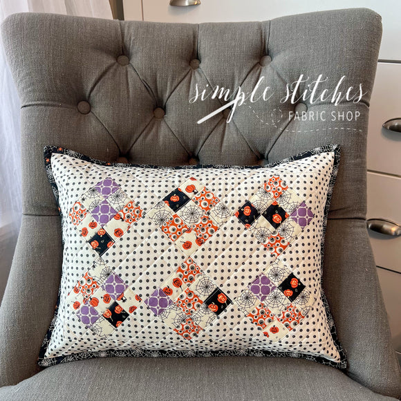 9 Patch Halloween Pillow - made by Myra