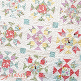 Springtime Joy Quilt Kit - Purple Dot Background