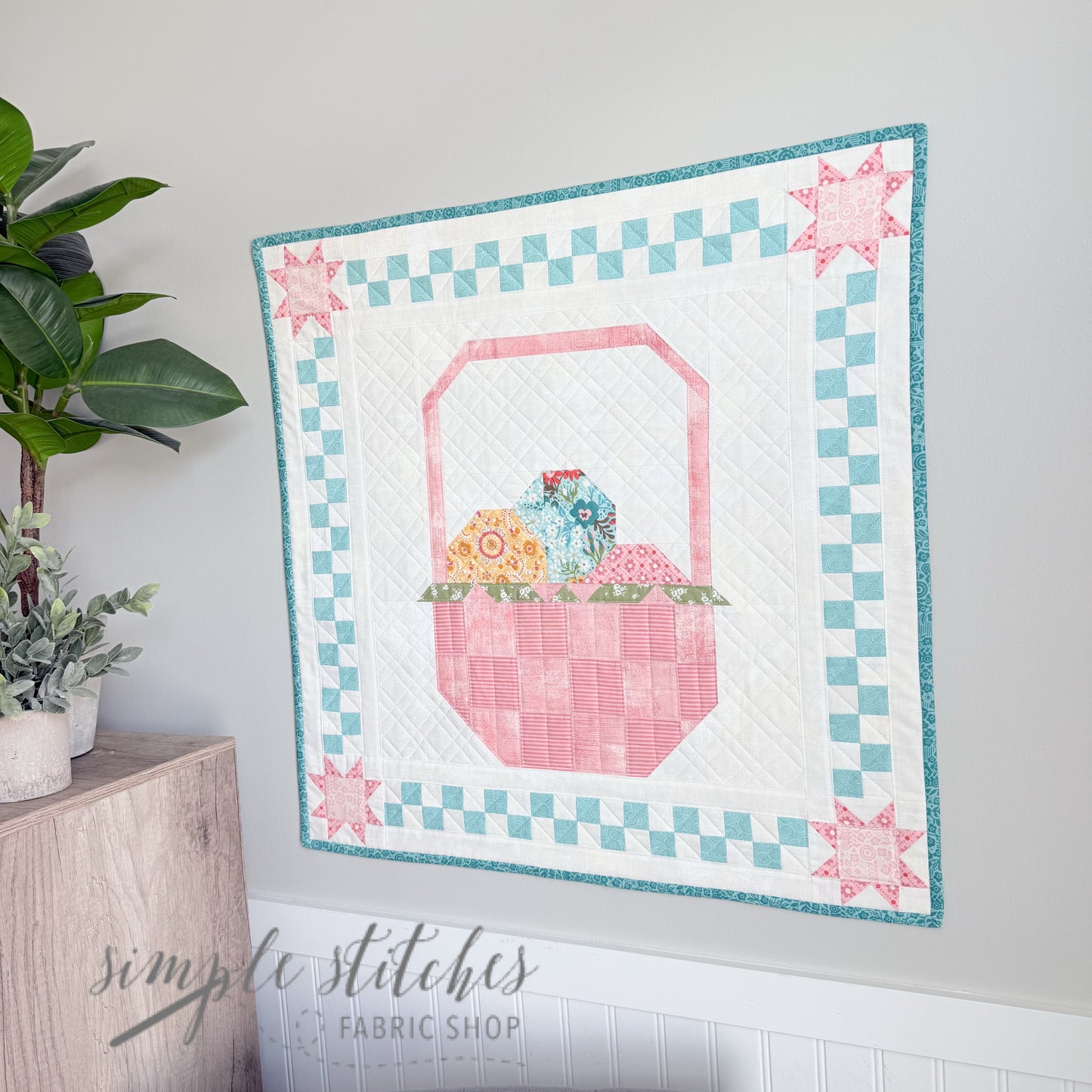 Easter Basket Mini Quilt PDF Pattern