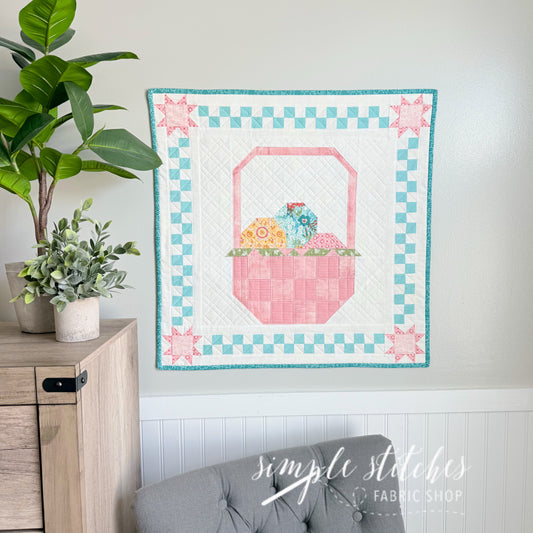 Easter Basket Mini Quilt PDF Pattern