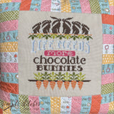 More Chocolate Bunnies Pillow PDF Pattern