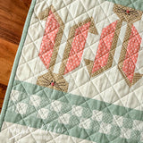 Easter Garden Runner- Blue Backing