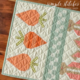 Easter Garden Runner- Blue Backing