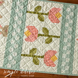 Easter Garden Runner- Blue Backing