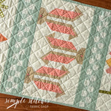 Easter Garden Runner- Blue Backing