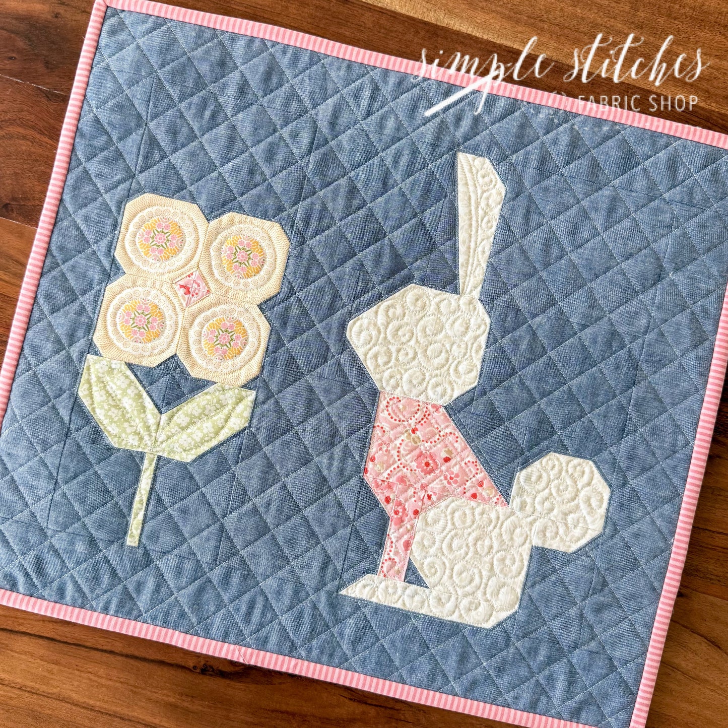 Spring Hare Pillow - FREE DOWNLOAD