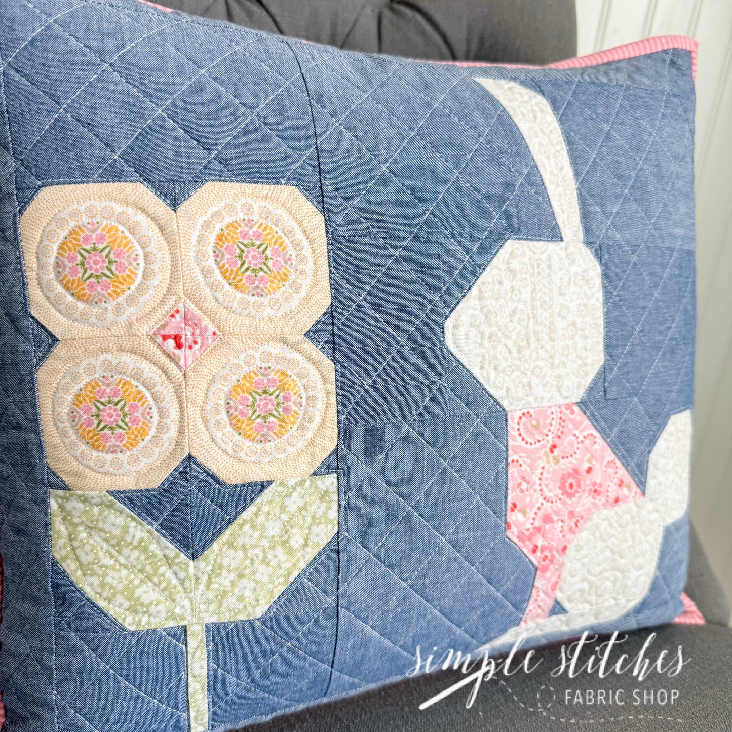Spring Hare Pillow - FREE DOWNLOAD