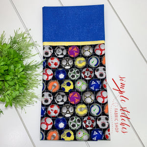 Soccer Standard Pillowcase Kit with Free Pattern