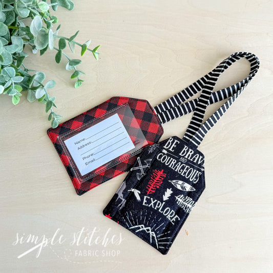 Explore Luggage Tag - made by Myra