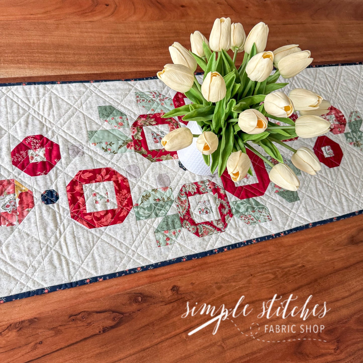 Posies Runner Kit -Midnight & White Backing