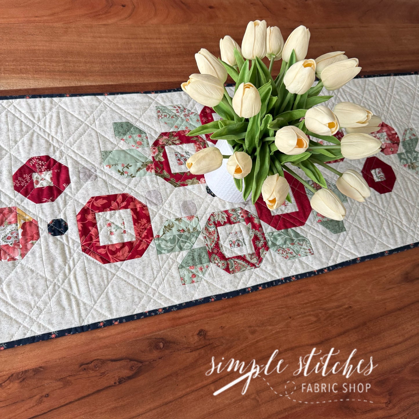 Posies Runner Kit -Midnight & White Backing