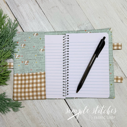 Lucky Dog Make Note Notebook - made by Janette