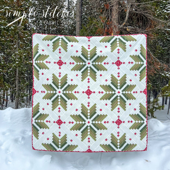 Knitted Star Christmas Quilt Kit