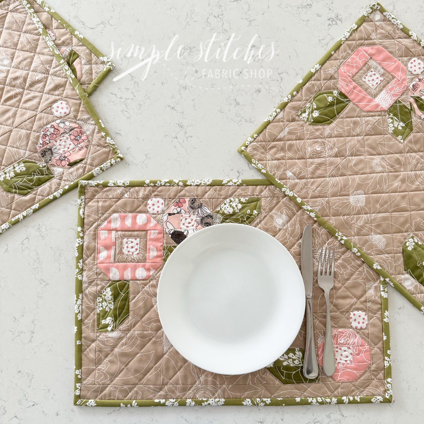 Posies Placemats (4 count) - made by Myra