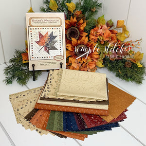 Nature's Watercolor MINI Quilt Kit