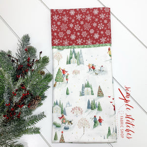 Magical Winterland White Pillowcase Kit with Free Pattern