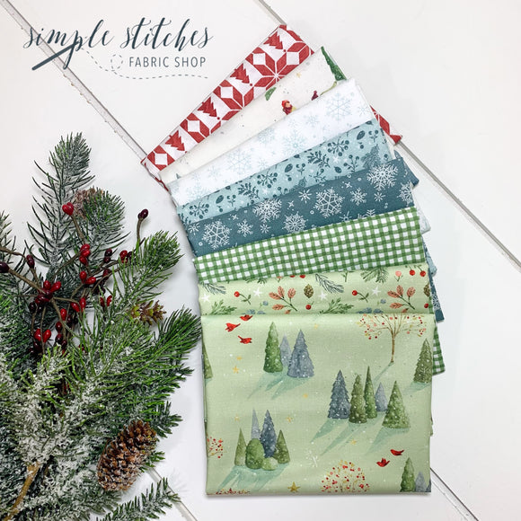 Magical Winterland Simple Bundle (8) Fat Quarter Bundle