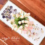Hexie Charm Runner Pattern