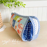 Rosie Sew Together Bag- Red Zipper