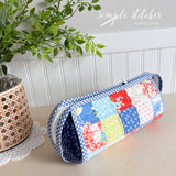 Rosie Sew Together Bag- Red Zipper