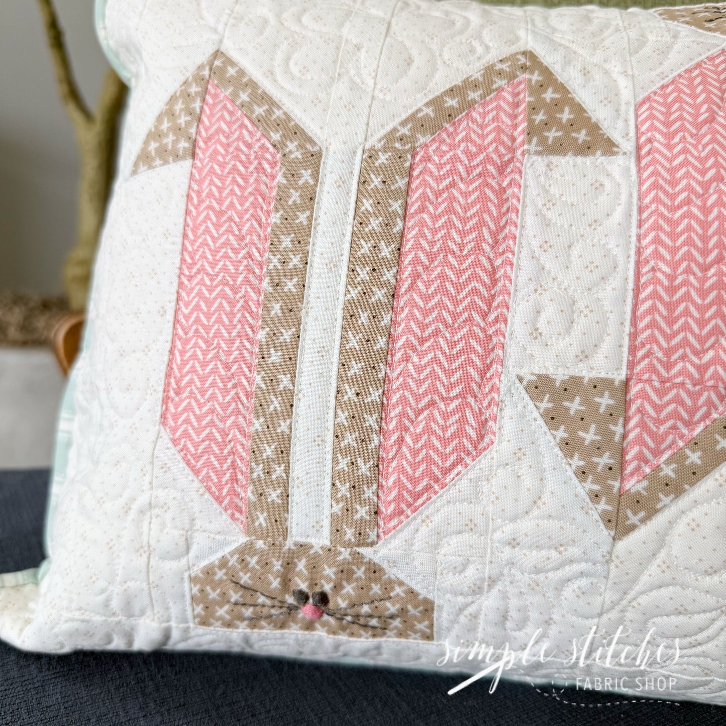 Garden Patch Bunny Pillow Pattern