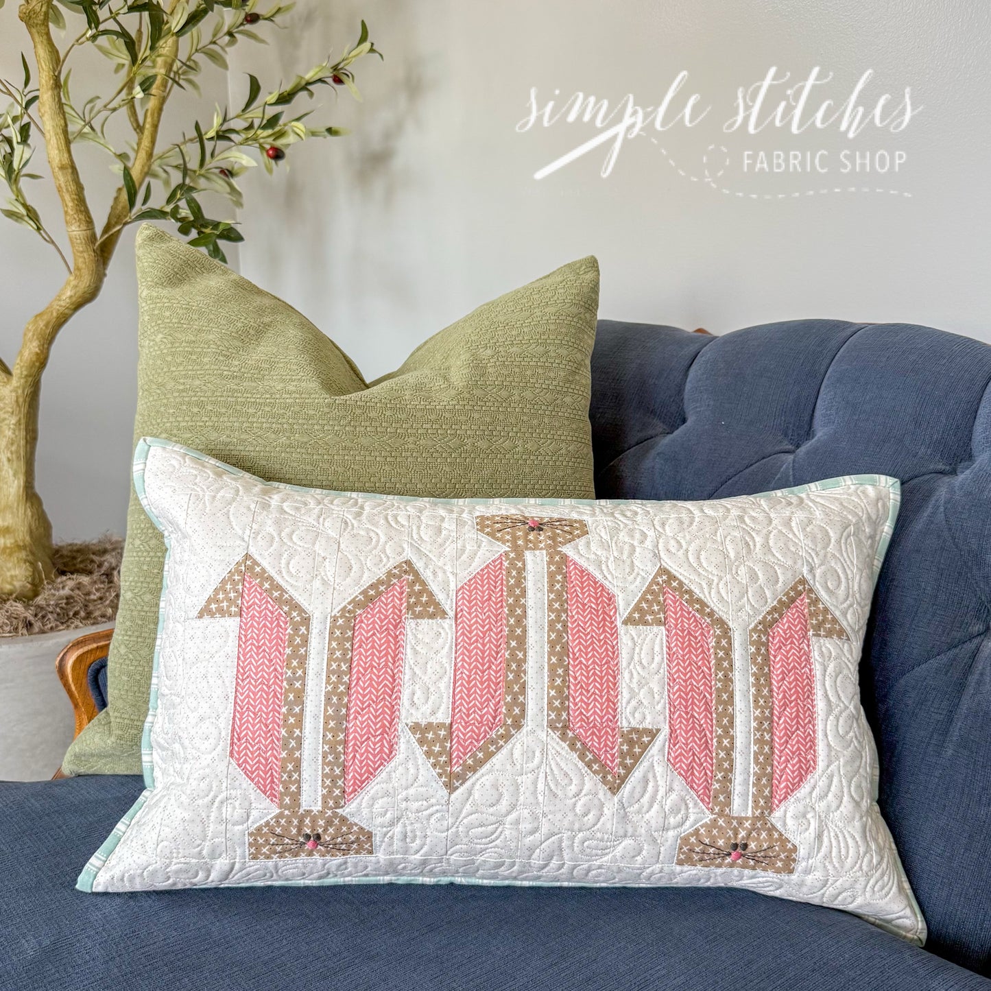 Garden Patch Bunny Pillow Pattern