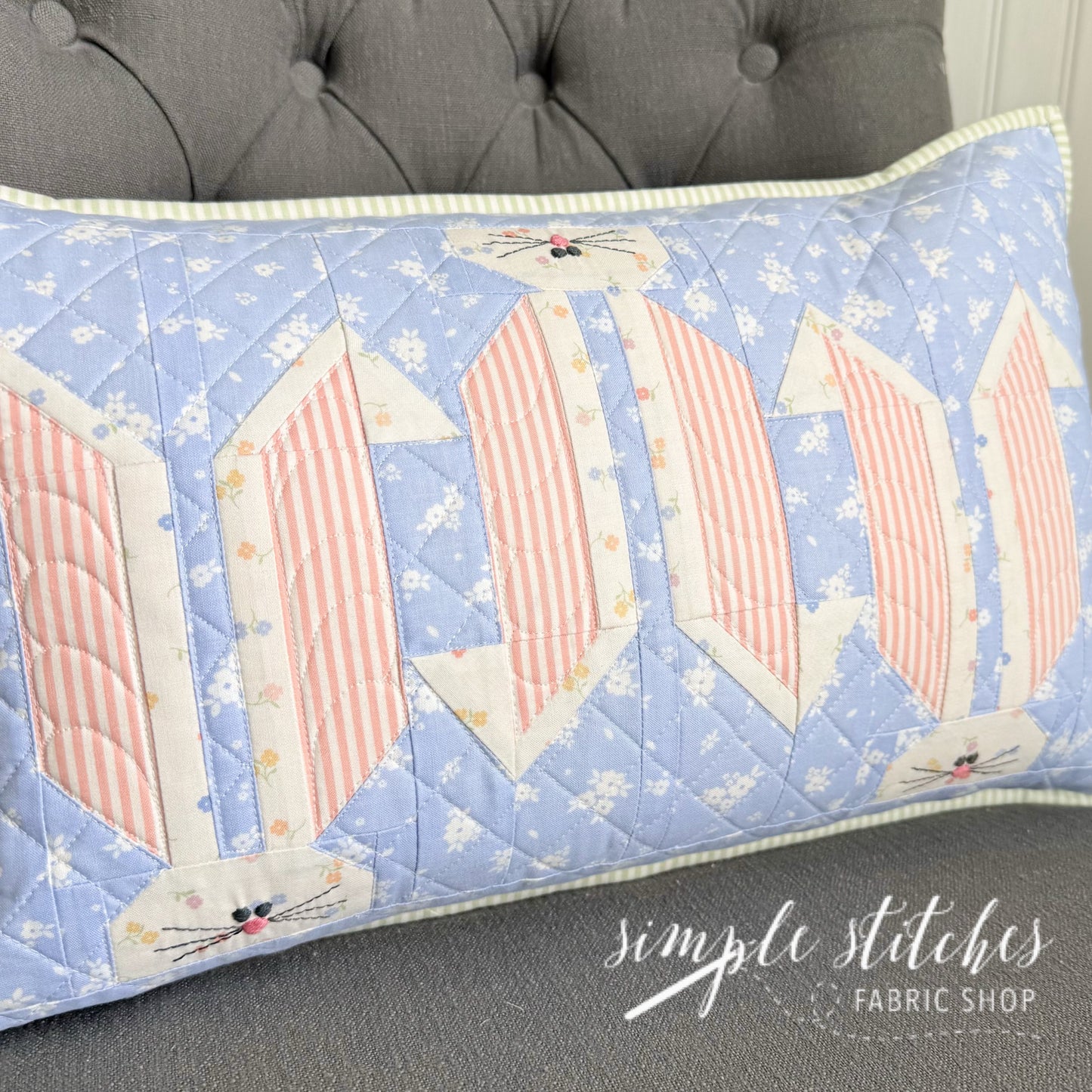 Garden Patch Bunny Pillow Pattern