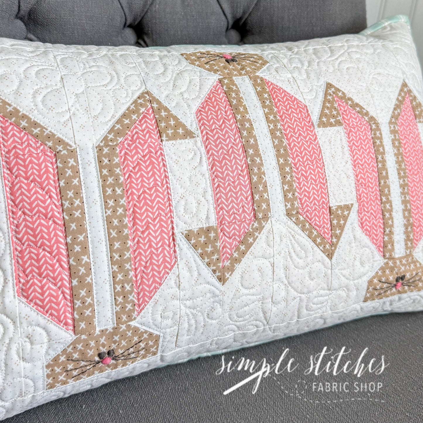 Garden Patch Bunny Pillow Pattern