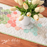 Hexie Charm Runner Pattern