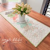 Hexie Charm Runner Pattern