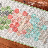 Hexie Charm Runner Pattern