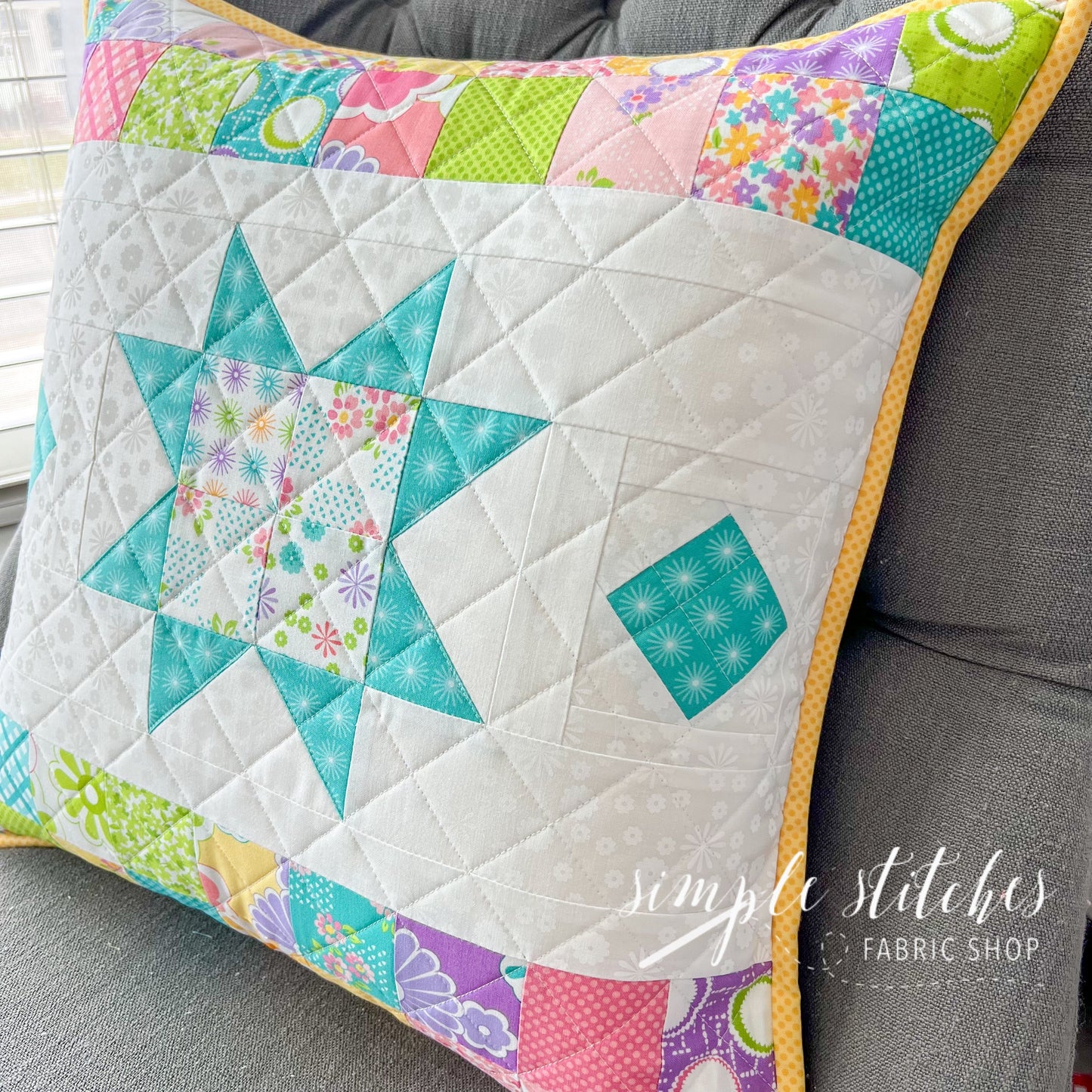 Stargazing Pillow PDF Pattern