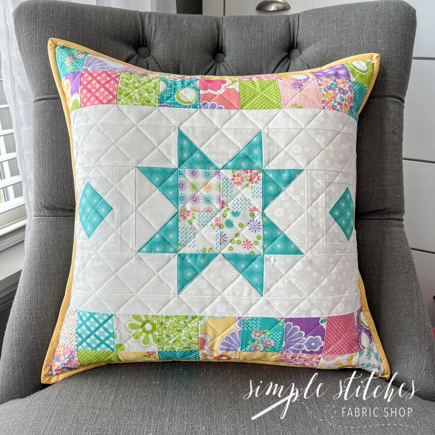 Stargazing Pillow PDF Pattern
