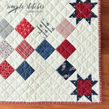 Checkers and Stars Runner Kit - Red Backing