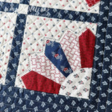 Corner Dresdens Mini Quilt - Circle Backing