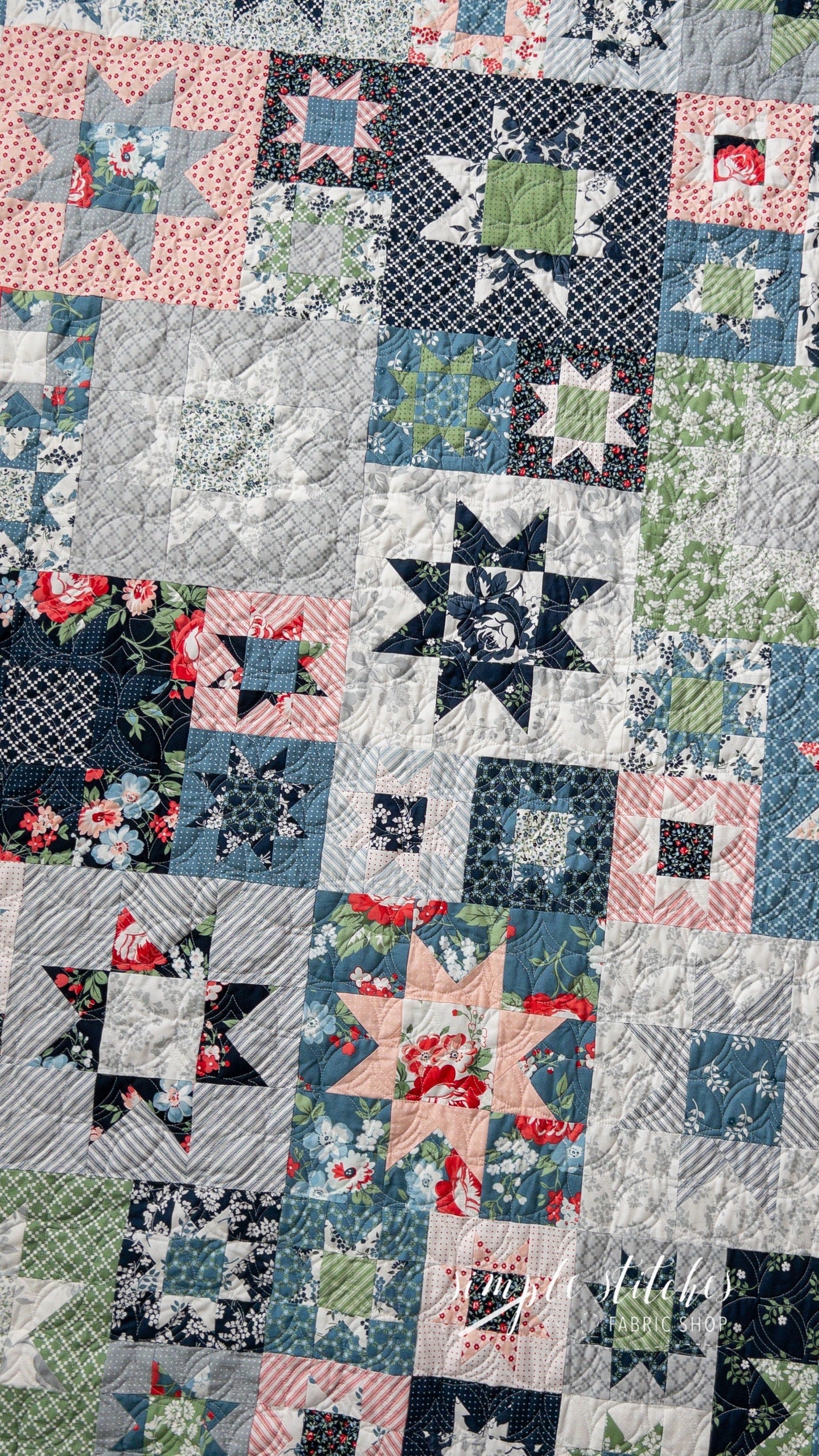 Scrappy Seasons Quilt - Paper Pattern - WHOLESALE (set of 10)