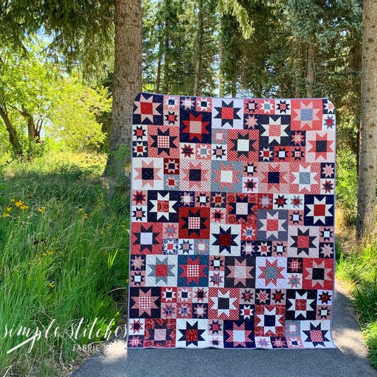 Scrappy Seasons Quilt - Paper Pattern - WHOLESALE (set of 10)
